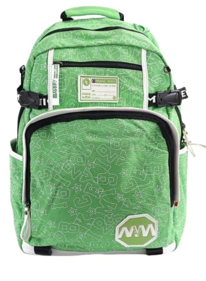 TEMSON School Bag For Boys And Girls Large Capacity Kids School Bag And Collage Bag (ML0325D)(Green)